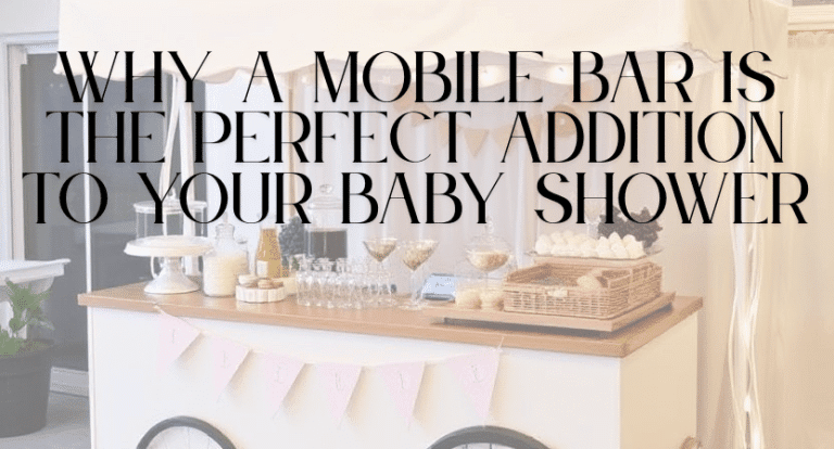 Mobile Bar for Baby Shower